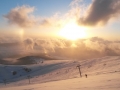 Vedere Ranca Telescaun Papusa apus